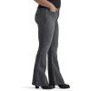 Lee Womens Plus Size Legendary Mid Rise Flare Jean(Blurred Darks)