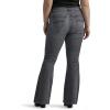 Lee Womens Plus Size Legendary Mid Rise Flare Jean(Blurred Darks)