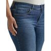 Lee Womens Plus Size Legendary Mid Rise Flare Jean(Inner Strength)