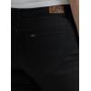 Lee Womens Plus Size Legendary Mid Rise Straight Leg Jean(Black)