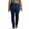 Lee Womens Plus Size Legendary Mid Rise Straight Leg Jean(Nightshade)