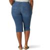 Lee Women’s Plus Size Relaxed Fit Denim Capri Jean(Soar)