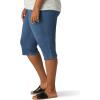 Lee Women’s Plus Size Relaxed Fit Denim Capri Jean(Soar)