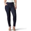 Lee Women’s Plus Size Sculpting Slim Fit Skinny Leg Pull on Jean(Slumber)