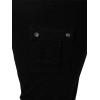 Lee Women’s Plus Size Ultra Lux Comfort with Flex-to-go Cargo Capri Pant(Black)