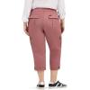 Lee Women’s Plus Size Ultra Lux Comfort with Flex-to-go Cargo Capri Pant(Henna)