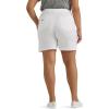 Lee Women’s Plus Size Ultra Lux Comfort with Flex-to-go Utility Bermuda Short(Bright White)