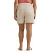 Lee Women’s Plus Size Ultra Lux Comfort with Flex-to-go Utility Bermuda Short(Greige)