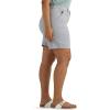 Lee Women’s Plus Size Ultra Lux Comfort with Flex-to-go Utility Bermuda Short(Material Gray)