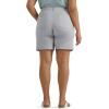 Lee Women’s Plus Size Ultra Lux Comfort with Flex-to-go Utility Bermuda Short(Material Gray)
