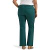 Lee Women’s Plus Size Wrinkle Free Mid Rise Bootcut Pant(Algae)