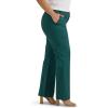 Lee Women’s Plus Size Wrinkle Free Mid Rise Bootcut Pant(Algae)