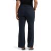 Lee Women’s Plus Size Wrinkle Free Mid Rise Bootcut Pant(Charcoal Black Houndstooth)