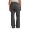 Lee Women’s Plus Size Wrinkle Free Mid Rise Bootcut Pant(Static Gray)