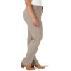 Lee Womens Plus Size Wrinkle Free Relaxed Fit Straight Leg Pant(Dark Earth)