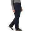 Lee Womens Plus Size Wrinkle Free Relaxed Fit Straight Leg Pant(Imperial Blue)