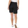 Lee Women’s Relaxed Fit Avey Knit Waist Cargo Bermuda Short(Black)