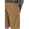 Lee mens Big & Tall Dungarees New Belted Wyoming Cargo Shorts, Bourbon, 46 US