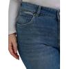 Lee womens Plus Size Legendary 26 Straight Crop Jean(Indigo Quilt)