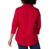 Riders by Lee Indigo Women’s Bella Easy Care Quarter Sleeve Woven Shirt(Classic Red)