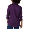 Riders by Lee Indigo Women’s Bella Easy Care Quarter Sleeve Woven Shirt(Purple Pennant)