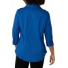 Riders by Lee Indigo Women’s Bella Easy Care Quarter Sleeve Woven Shirt(True Blue)