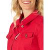 Riders by Lee Indigo Women’s Denim Jacket(Jalapeno Cherry Red)