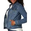 Riders by Lee Indigo Women’s Denim Jacket(Weathered – Medium Blue)