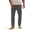 Lee Mens Big & Tall Extreme Motion Flat Front Relaxed Taper Pant(Static Gray)