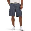 Lee Men’s Big and Tall New Belted Wyoming Cargo Short(Sporting Blue)