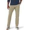 Lee Men’s Extreme Motion Flat Front Relaxed Taper Pant(Khaki)
