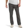 Lee Men’s Extreme Motion Flat Front Relaxed Taper Pant(Static Gray)