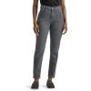 Lee Womens Legendary High Rise Mom Jean(Washed Black)