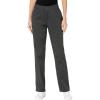 Lee Women’s Petite Relaxed Fit All Day Straight Leg Pant(Charcoal Heather)