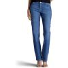 Lee Women’s Petite Relaxed Fit Straight Leg Jean(Meridian Blue)