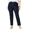 Lee Womens Plus Size Instantly Slims Classic Relaxed Fit Monroe Straight Leg Jean(Horizon)