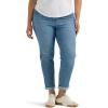 Lee Women’s Plus Size Legendary Mid Rise ’90s Taper Jean(Lesson Learned)