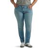 Lee Womens Plus Size Legendary Mid Rise Straight Leg Jean(Anchor)