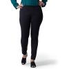 Lee Women’s Plus Size Sculpting Slim Fit Skinny Leg Pull on Jean(Black)
