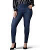 Lee Women’s Plus Size Sculpting Slim Fit Skinny Leg Pull on Jean(Landslide)