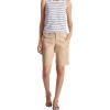 Lee Women’s Relaxed Fit Avey Knit Waist Cargo Bermuda Short(Café)