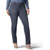 Lee womens Plus Size Ultra Lux Comfort With Flex Motion Straight Leg Jean(Charcoal Gray)