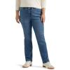 Lee womens Plus Size Ultra Lux Comfort With Flex Motion Straight Leg Jean(Juniper)