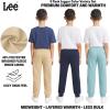 Lee Boys’ 3 Pack Variety Midweight Super Soft Fleece Lined Stretchable Jogger Pants(Khaki Black Blue Set)