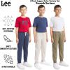 Lee Boys’ 3 Pack Variety Midweight Super Soft Fleece Lined Stretchable Jogger Pants(Navy Tan Olive Set)