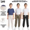 Lee Boys’ 3 Pack Variety Midweight Super Soft Fleece Lined Stretchable Jogger Pants(Tan Olive Black Set)