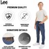 Lee Boys’ 5 Pocket Straight Fit Stretch Waist Denim Jeans(Bedford Wash)
