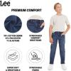 Lee Boys’ 5 Pocket Straight Fit Stretch Waist Denim Jeans(Bedford Wash)