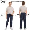 Lee Boys’ 5 Pocket Straight Fit Stretch Waist Denim Jeans(Dan Wash)