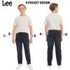 Lee Boys’ 5 Pocket Straight Fit Stretch Waist Denim Jeans(Dark Indigo)